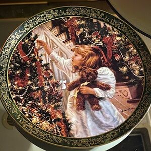 Vintage “Night Before Christmas” by Sandra Kuck Collection Plate